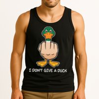 Funny I Don't Give A Duck Tank Top