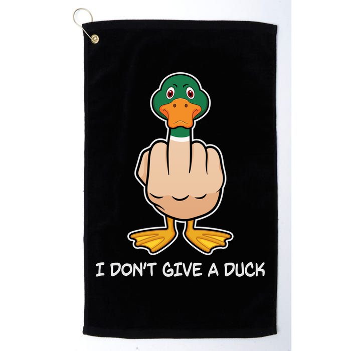 Funny I Don't Give A Duck Golf Towel