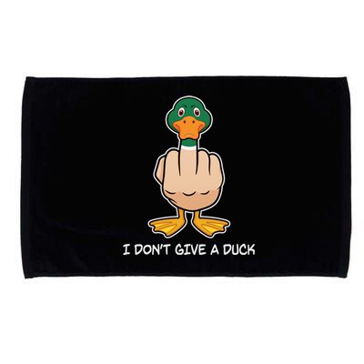 Funny I Don't Give A Duck Microfiber Hand Towel