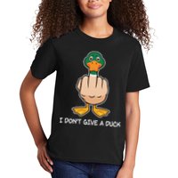 Funny I Don't Give A Duck Kids T-Shirt