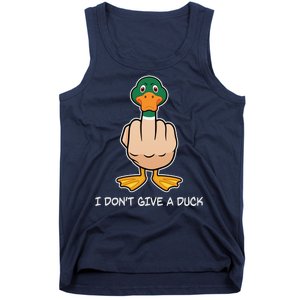 Funny I Don't Give A Duck Tank Top