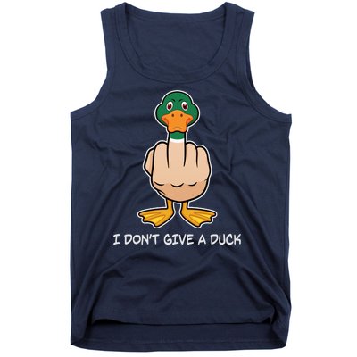 Funny I Don't Give A Duck Tank Top