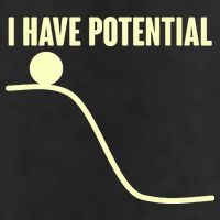 Funny I Have Potential Science  11oz C Handle Ceramic Mug