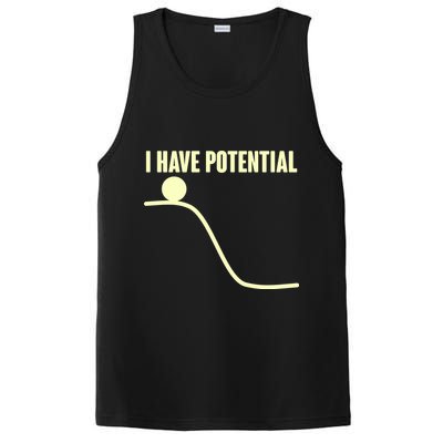 Funny I Have Potential Science  PosiCharge Competitor Tank