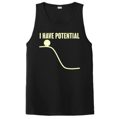 Funny I Have Potential Science  PosiCharge Competitor Tank