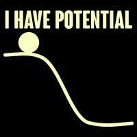 Funny I Have Potential Science  PosiCharge Competitor Tank