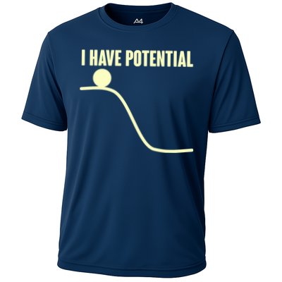 Funny I Have Potential Science  Performance Shirt