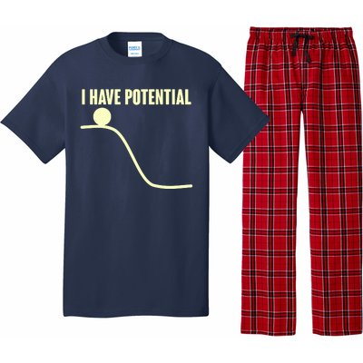 Funny I Have Potential Science  Pajama Set