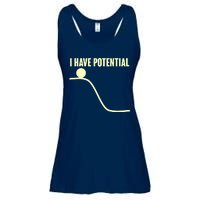 Funny I Have Potential Science  Ladies Essential Flowy Tank