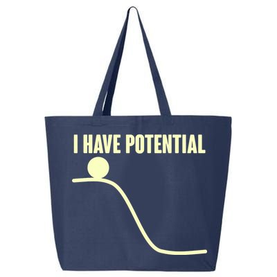 Funny I Have Potential Science  25L Jumbo Tote