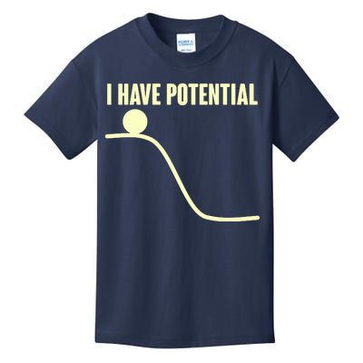 Funny I Have Potential Science  Kids T-Shirt