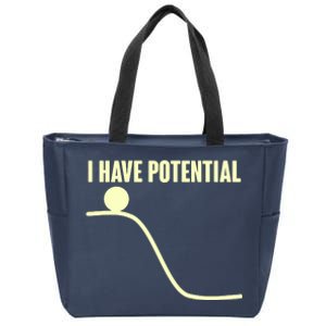 Funny I Have Potential Science  Zip Tote Bag