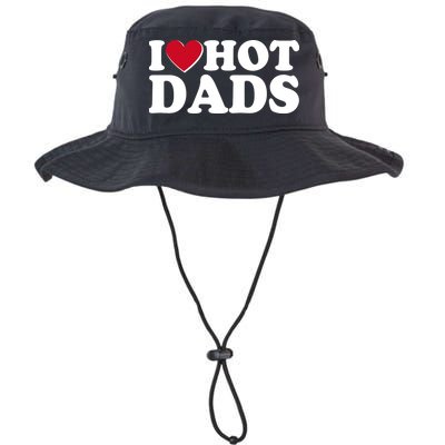 Funny I Heart Love Hot Dads Bucket Hat