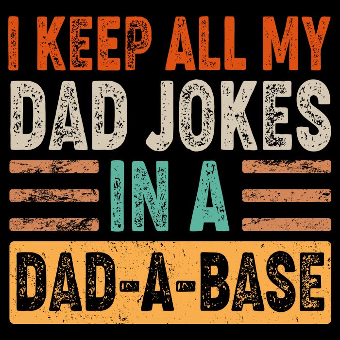 Funny I Keep All Of My Dad Jokes In A Dad-A-Base Stripe Pom Pom Beanie