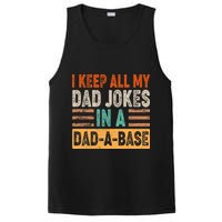 Funny I Keep All Of My Dad Jokes In A Dad-A-Base PosiCharge Competitor Tank