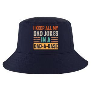 Funny I Keep All Of My Dad Jokes In A Dad-A-Base Cool Comfort Performance Bucket Hat