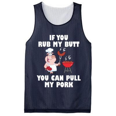 Funny I Like Butt Rubbed And My Pork Pulled Mesh Reversible Basketball Jersey Tank