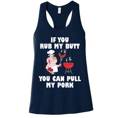 Funny I Like Butt Rubbed And My Pork Pulled Womens Tank Top
