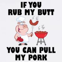 Funny I Like Butt Rubbed And My Pork Pulled Garment-Dyed Sweatshirt