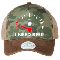 Funny I Need Beer Gas Meter  Legacy Tie Dye Trucker Hat