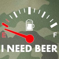 Funny I Need Beer Gas Meter  Legacy Tie Dye Trucker Hat