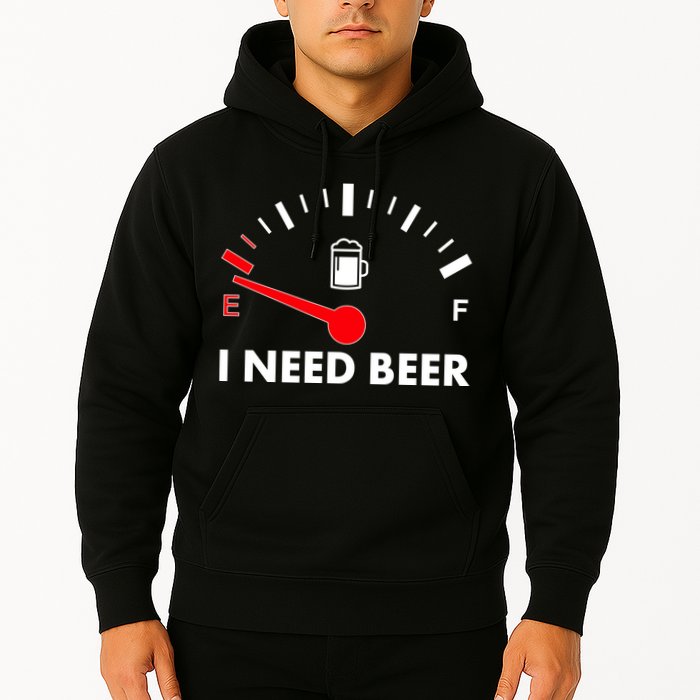 Funny I Need Beer Gas Meter  Hoodie