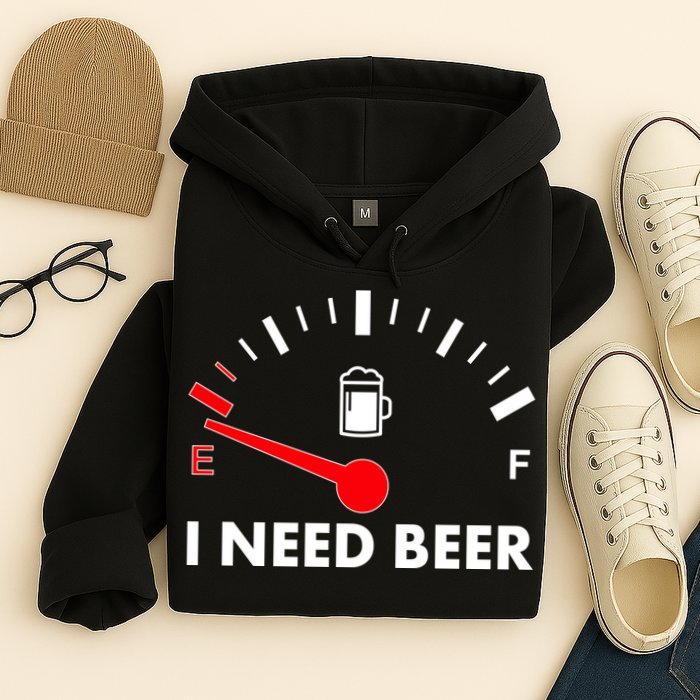 Funny I Need Beer Gas Meter  Hoodie