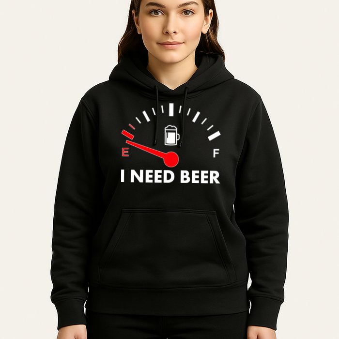 Funny I Need Beer Gas Meter  Hoodie