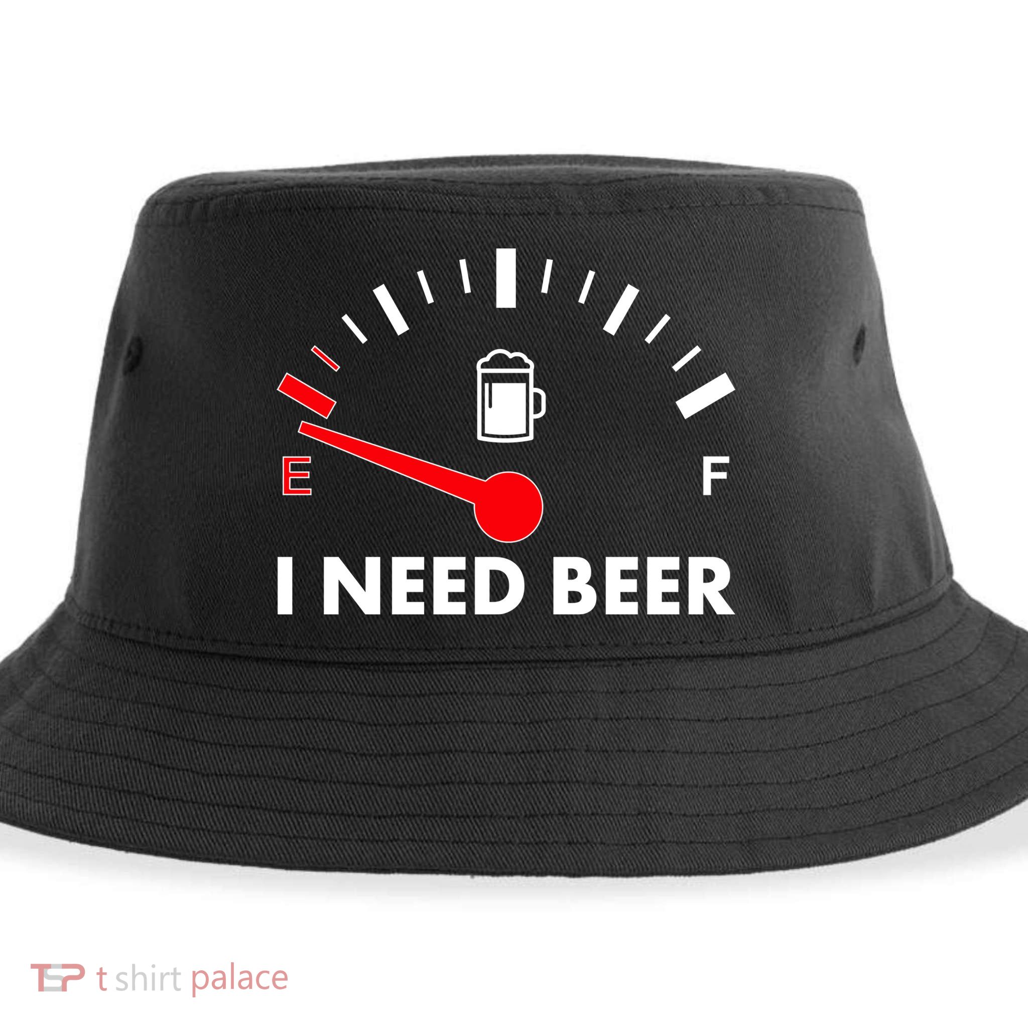Funny I Need Beer Gas Meter  Sustainable Bucket Hat