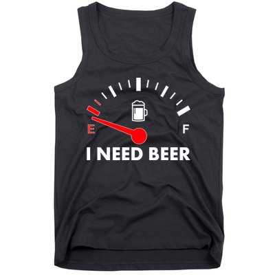 Funny I Need Beer Gas Meter  Tank Top