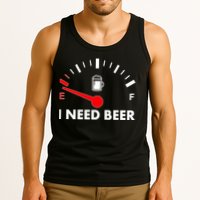 Funny I Need Beer Gas Meter  Tank Top