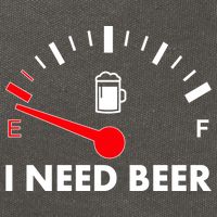 Funny I Need Beer Gas Meter  Cotton Canvas Backpack