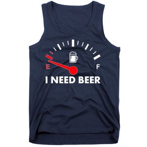 Funny I Need Beer Gas Meter  Tank Top