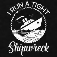 Funny I Run a Tight Shipwreck Ladies PosiCharge Tri-Blend Wicking Tank