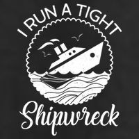 Funny I Run a Tight Shipwreck Crop Fleece Hoodie