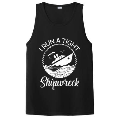 Funny I Run a Tight Shipwreck PosiCharge Competitor Tank