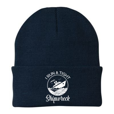 Funny I Run a Tight Shipwreck Beanie