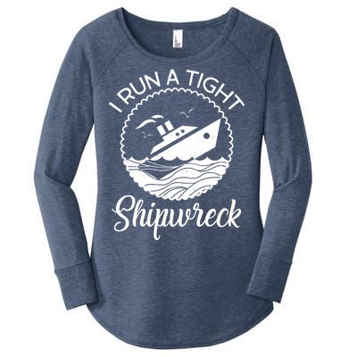 Funny I Run a Tight Shipwreck Women's Perfect Tri Tunic Long Sleeve Shirt