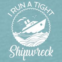 Funny I Run a Tight Shipwreck Sueded Cloud Jersey T-Shirt