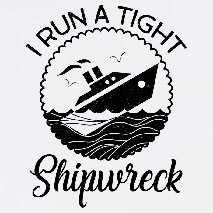 Funny I Run a Tight Shipwreck Garment-Dyed Sweatshirt