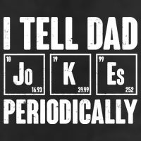 Funny I Tell Dad Jokes Periodically Father's Day 7 Panel Mesh Trucker Snapback Hat