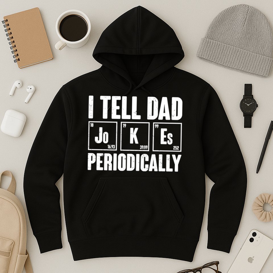 Funny I Tell Dad Jokes Periodically Father's Day Hoodie