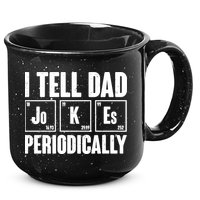 Funny I Tell Dad Jokes Periodically Father's Day 15oz Campfire Ceramic Mug
