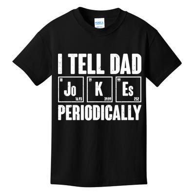 Funny I Tell Dad Jokes Periodically Father's Day Kids T-Shirt