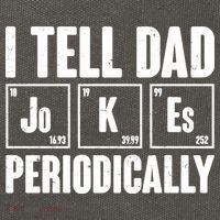 Funny I Tell Dad Jokes Periodically Father's Day Cotton Canvas Backpack