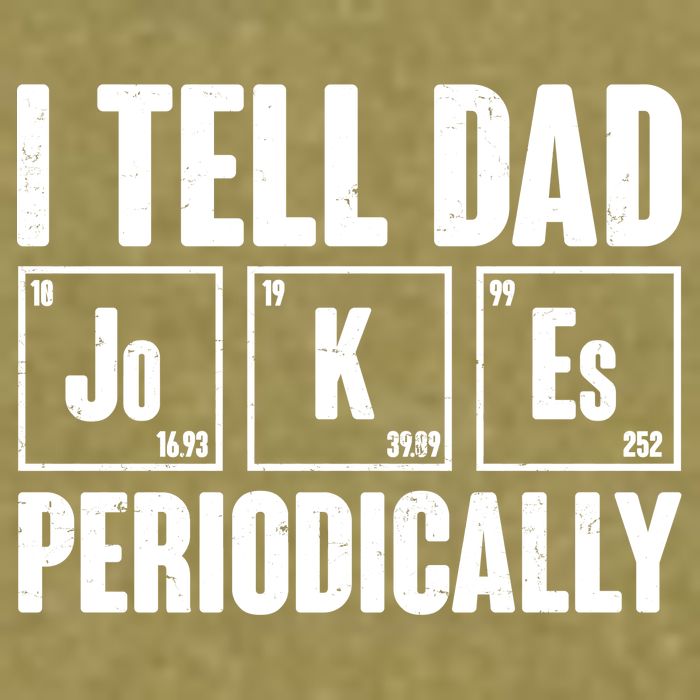 Funny I Tell Dad Jokes Periodically Father's Day Garment-Dyed Women's Muscle Tee