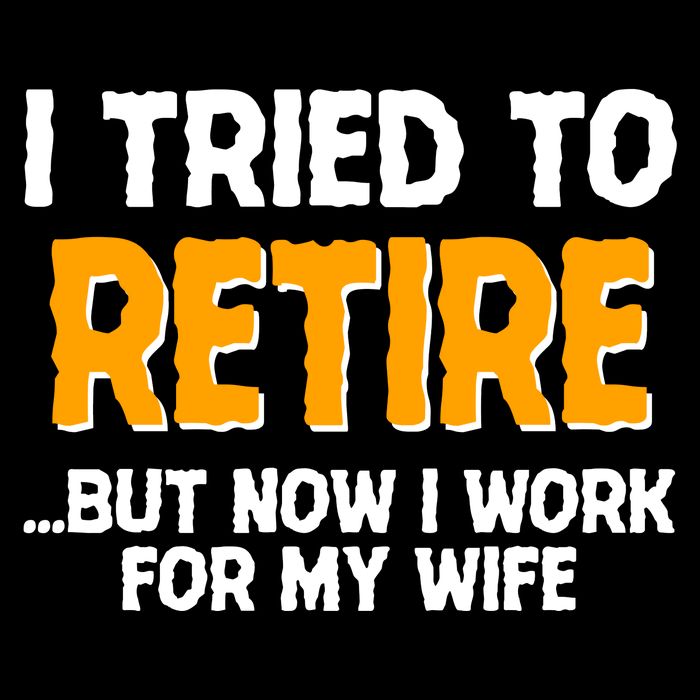 Funny I Tried to Retire But Now I Work For My Wife Impact Tech Backpack