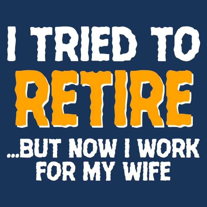 Funny I Tried to Retire But Now I Work For My Wife 16 in Basic Backpack