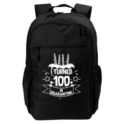 Funny I Turned 100 In Quarantine 100th Birthday Backpack