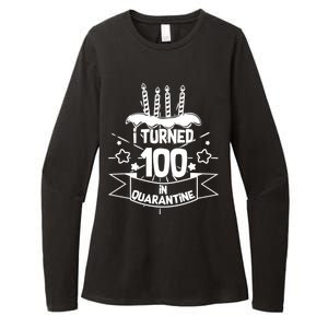 Funny I Turned 100 In Quarantine 100th Birthday Womens CVC Long Sleeve Shirt